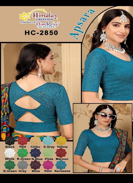 HC 2850 Crush Fancy Blouses Bulk Orders In India